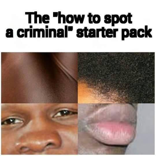 Name:  nigger spot a criminal starter pack Spotaniggerpack.jpg
Views: 1577
Size:  45.1 KB